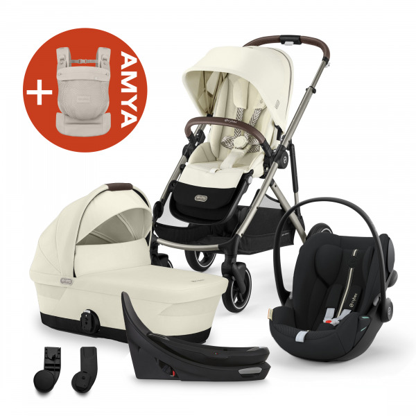 CYBEX Gold Gazelle 4in1 +AMYA - Seashell Beige/Moon Black